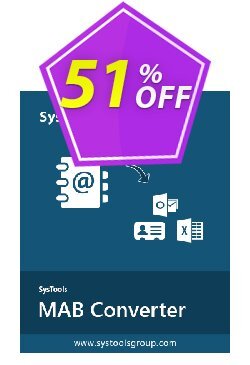 51% OFF SysTools Thunderbird Address Book Converter Coupon code