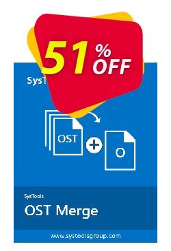 50% OFF SysTools OST Merge, verified