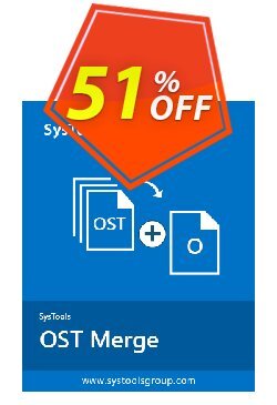 51% OFF SysTools OST Merge Coupon code