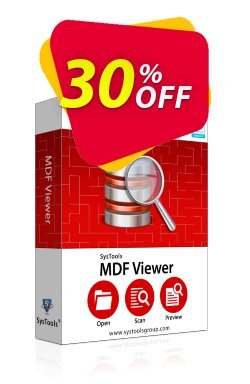 SysTools MDF Viewer Pro special promotions code 2024