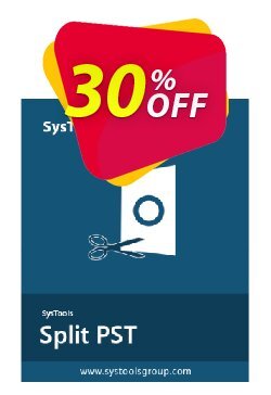 30% OFF SysTools Split PST Coupon code