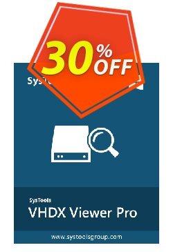 30% OFF SysTools VHDX Viewer Pro Coupon code