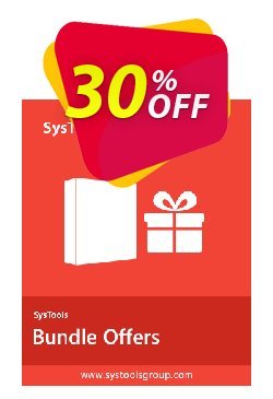 30% OFF SysTools SQL Recovery + SQL Backup Recovery + SQL Password Recovery + SQL Decryptor Coupon code