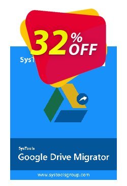 32% OFF SysTools Google Drive Migrator Tool Coupon code