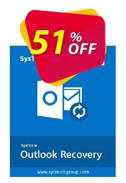 51% OFF SysTools Outlook PST Recovery Coupon code