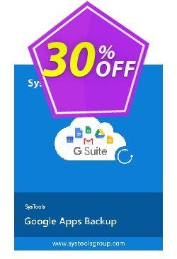 SysTools Google Apps Backup - 25 Users License Coupon discount 30% OFF SysTools Google Apps Backup - 25 Users License, verified - Awful sales code of SysTools Google Apps Backup - 25 Users License, tested & approved