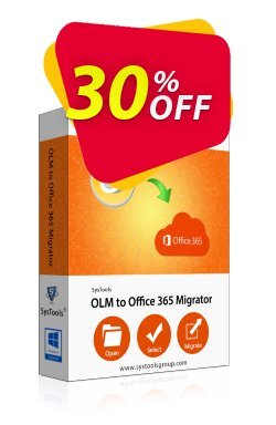 30% OFF SysTools OLM to Office 365 - Multi-user  Coupon code