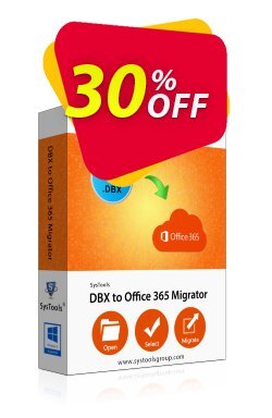 30% OFF SysTools DBX to Office 365 Migrator Coupon code