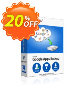 Google Apps Backup - 100 to 200 Users License Coupon, discount SysTools coupon 36906. Promotion: