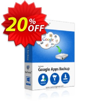 Google Apps Backup - 200 to 500 Users License Coupon, discount SysTools coupon 36906. Promotion: