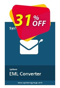 SysTools EML Converter Coupon discount SysTools Pre Monsoon Offer - Awful sales code of SysTools EML Converter, tested in December 2024