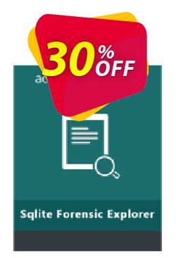 30% OFF Acquire Sqlite Forensic Explorer - Admin License Coupon code