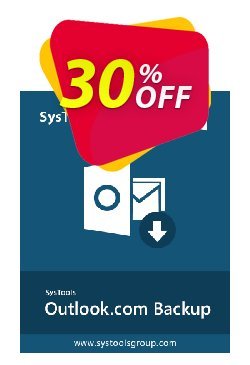 30% OFF SysTools Outlook.com Backup Coupon code