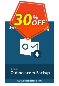 30% OFF SysTools Outlook.com Backup Coupon code