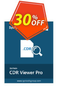 30% OFF SysTools CDR Viewer Pro Coupon code