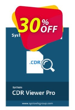 30% OFF SysTools CDR Viewer Pro Coupon code