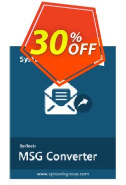 30% OFF SysTools MSG Converter, verified