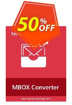 50% OFF Systools MBOX Converter - Business License  Coupon code