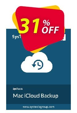 31% OFF SysTools Mac iCloud Backup Coupon code