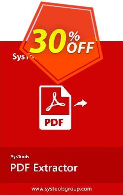 SysTools PDF Extractor for MAC - Business License  Coupon discount 30% OFF SysTools PDF Extractor for MAC (Business License), verified - Awful sales code of SysTools PDF Extractor for MAC (Business License), tested & approved