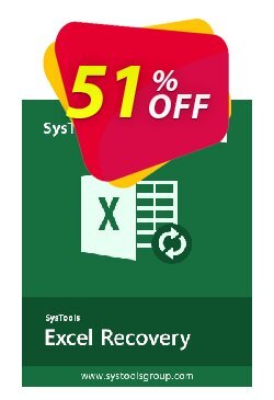 50% OFF SysTools Excel Recovery, verified