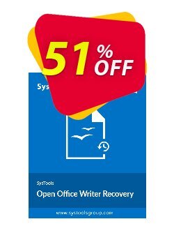 SysTools OpenOffice Writer Recovery Coupon discount SysTools Summer Sale - 