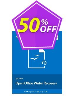 SysTools OpenOffice Writer Recovery - Business  Coupon discount SysTools coupon 36906 - 