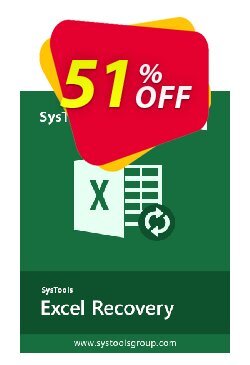 51% OFF SysTools XLSX Recovery Coupon code