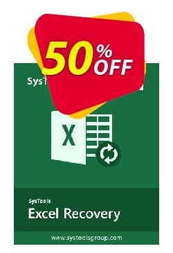 50% OFF SysTools XLSX Recovery - Business  Coupon code