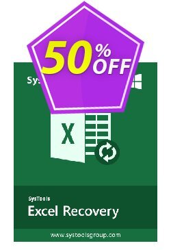 SysTools XLSX Recovery - Enterprise Coupon discount Celebrate this spring season with SysTools and grab the best offers. Get 25% Off on all Software -