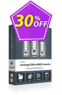 SysTools Exchange EDB to MBOX Converter Coupon discount SysTools Summer Sale - 