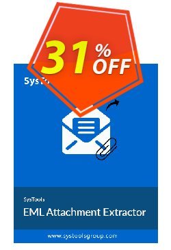 31% OFF SysTools Mac EML Attachment Extractor Coupon code