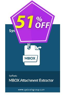 50% OFF SysTools Mac MBOX Attachment Extractor, verified