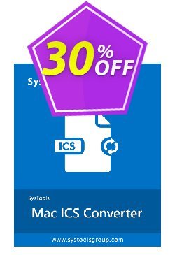 30% OFF SysTools Mac ICS Converter Enterprise License, verified