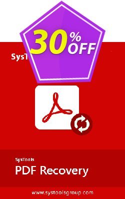 30% OFF SysTools Mac PDF Recovery - Business License Coupon code
