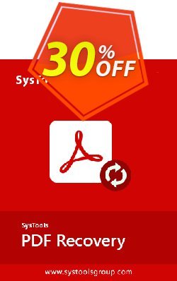 30% OFF SysTools Mac PDF Recovery - Enterprise License Coupon code