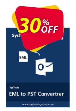 30% OFF SysTools EML to PST Converter Coupon code