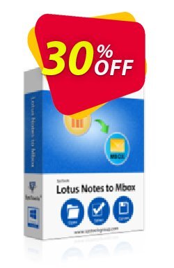 SysTools Lotus Notes to MBOX Converter Coupon discount SysTools Summer Sale - 