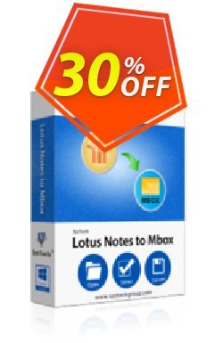 SysTools Lotus Notes to MBOX Converter - Business  Coupon discount SysTools coupon 36906 - 