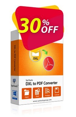 SysTools DXL to PDF Converter - Academic  Coupon discount SysTools coupon 36906 - 