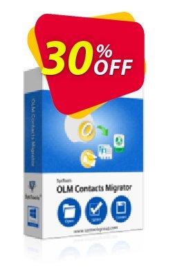 30% OFF SysTools OLM Contacts Migrator - Personal License Coupon code