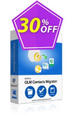 30% OFF SysTools OLM Contacts Migrator - Business License Coupon code