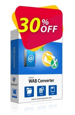 30% OFF SysTools WAB Converter Coupon code