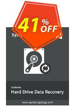 30% OFF SysTools Hard Drive Data Recovery, verified