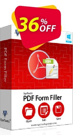 36% OFF SysTools PDF Form Filler Coupon code