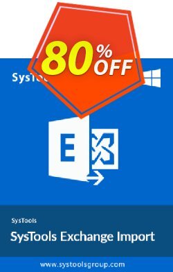 80% OFF SysTools Exchange Import - 500 User Mailboxes  Coupon code