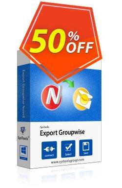50% OFF SysTools Export GroupWise Coupon code