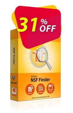 SysTools NSF Finder Coupon discount SysTools Summer Sale - 