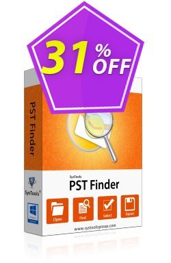 31% OFF SysTools PST Finder Coupon code