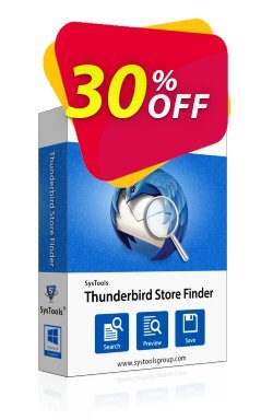 30% OFF SysTools Thunderbird Store Finder - Enterprise  Coupon code